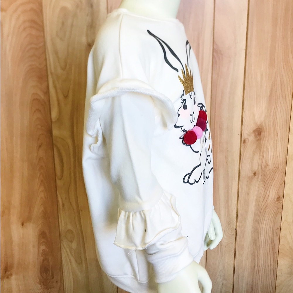 RESTOCKED NWT Pom Pom Queen Bunny Sweater - Picture 4 of 5